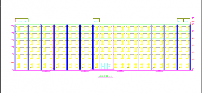 某地多层7000平米左右框架结构综合办公楼毕业设计（含设计建筑图纸、结构图纸、计算书）_图1