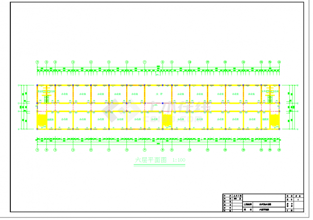 某地多层7000平米左右框架结构综合办公楼毕业设计（含设计建筑图纸、结构图纸、计算书）-图二