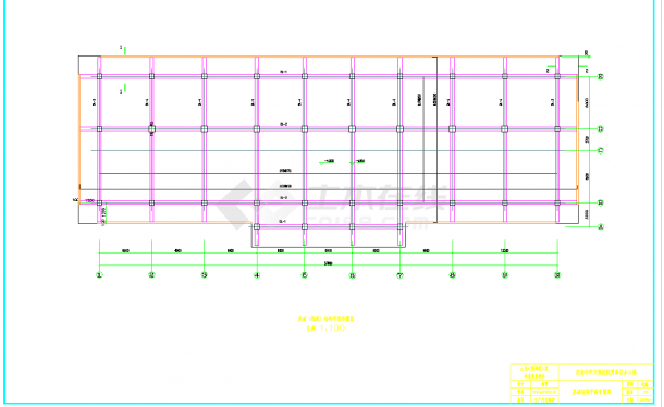 某地多层10000平米框剪办公楼毕业设计（含建筑图、结构图纸、计算书）-图二