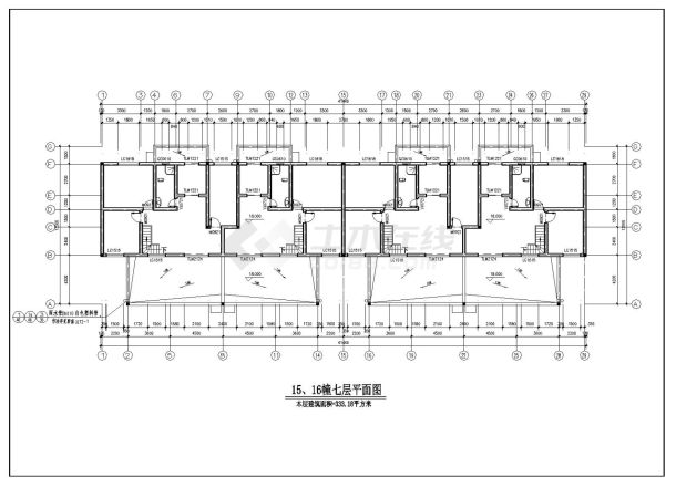 某居民住房CAD平面图-图一