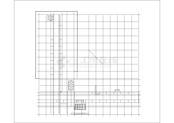 某外科综合楼建筑平面布置参考详图-图二