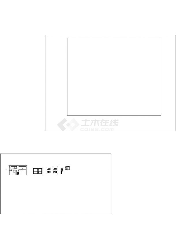 轻钢龙骨纸面石膏板隔墙建筑结构设计图纸-图一