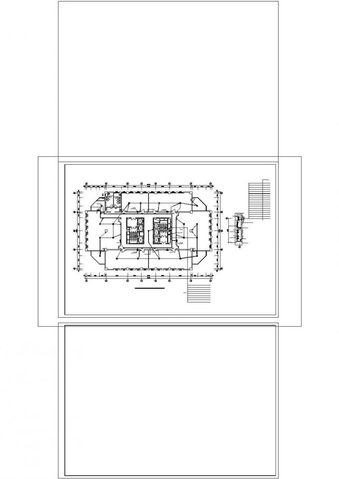 某综合楼CAD建筑施工设计完整图纸_图1
