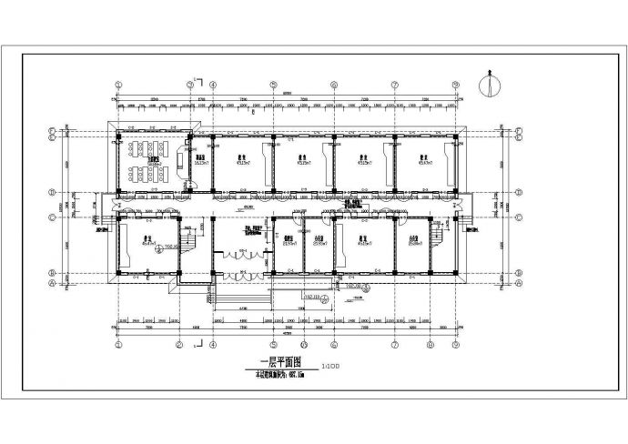 伊斯兰民族风格二层教学楼建筑设计方案图纸_图1