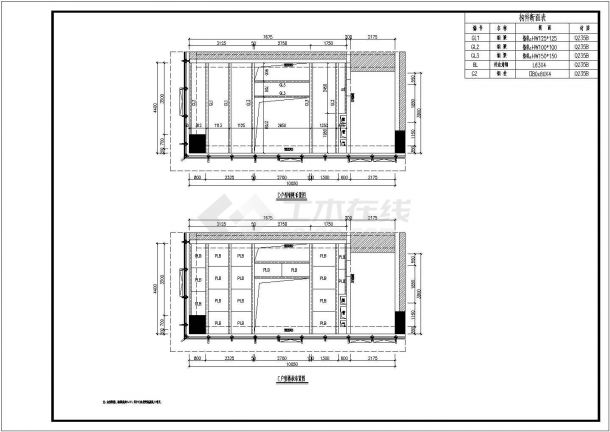 商铺夹层和楼板钢结构CAD施工图-图二