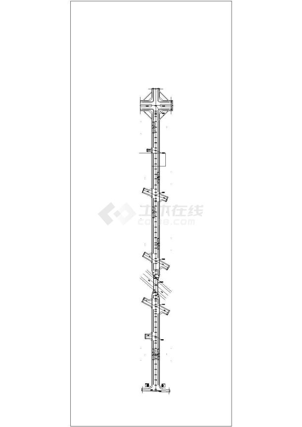 某地区高级居民小区景观绿化规划设计施工CAD图纸-图一