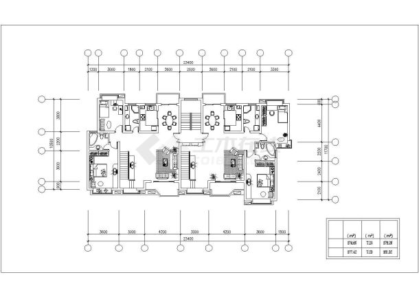 泉州市某新建小区热门经典的户型设计CAD图纸（23张）-图二