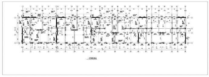 某高层住宅楼框架结构设计CAD详图_图1