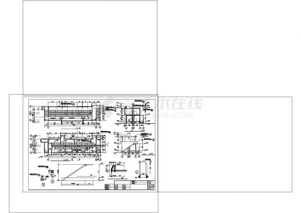 两层公厕施工图-CAD图纸设计-图一