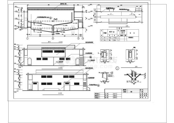 两层公厕施工图-CAD图纸设计-图二