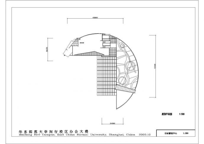 某教学楼建筑布置参考CAD详图_图1