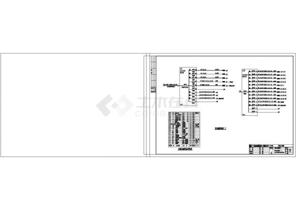 宾馆电气设计方案图CAD图纸-图一
