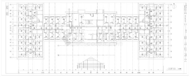 某城市七层办公楼全套空调水系统CAD施工图-图一