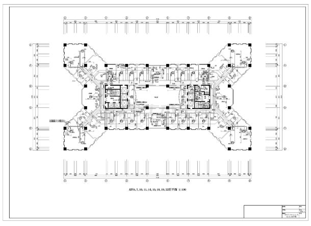 综合楼空调和通风防排烟图纸CAD施工图-图二