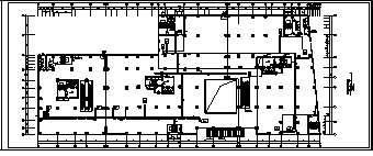 空调设计_某市四层带架空层综合性商住楼空调防排烟系统设计cad图纸-图二