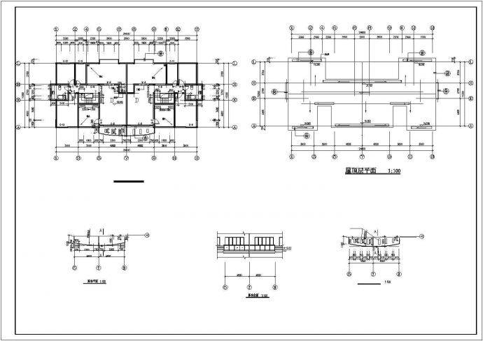 2800平米6+1层砖混结构住宅楼建筑设计CAD图纸（不含天面层）_图1
