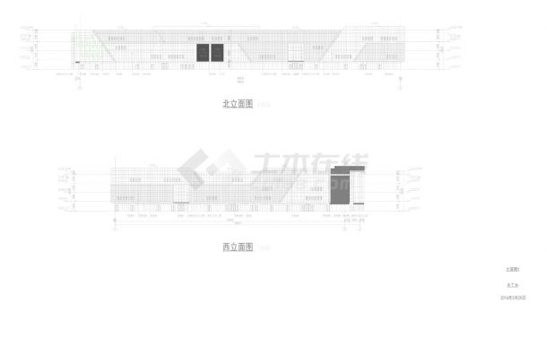 商业综合体研发-立面图-灯位图-图二