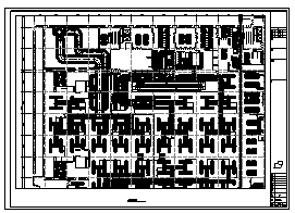 某市四层带地下一层商业中心空调暖通施工cad图(含通风，排烟系统设计)-图一
