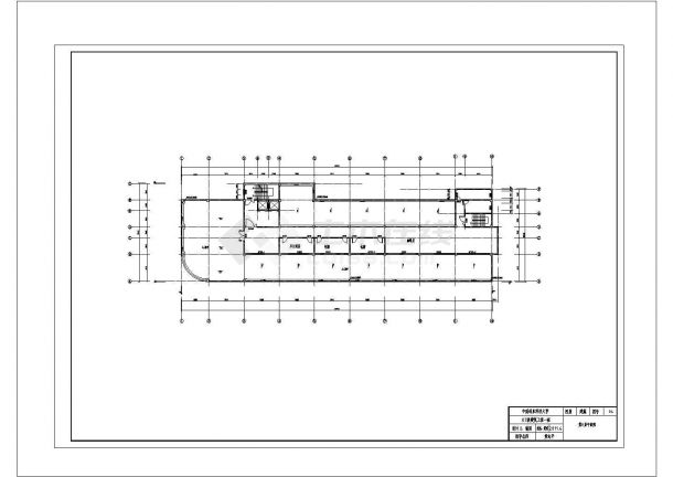 阜阳市某食品厂8千平8层钢混框架结构综合楼建筑+结构设计CAD图纸-图一