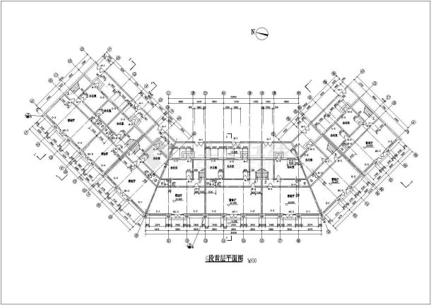 【沛县】某景区仿古街建筑施工全套设计cad图-图一