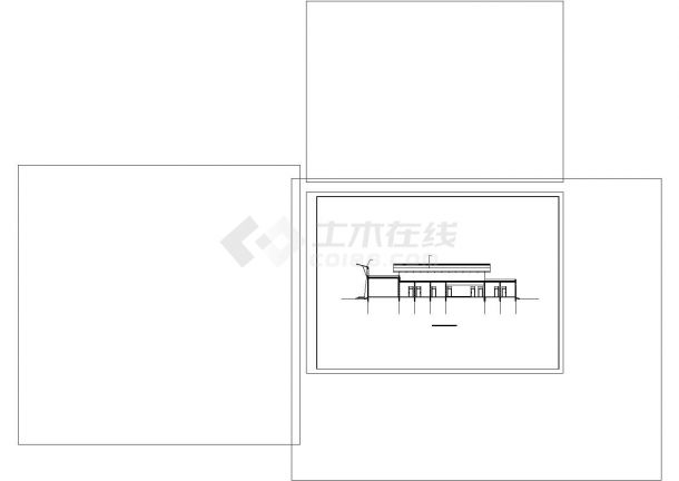 沂水天源大酒店附属建筑设计cad非常标准图纸-图二