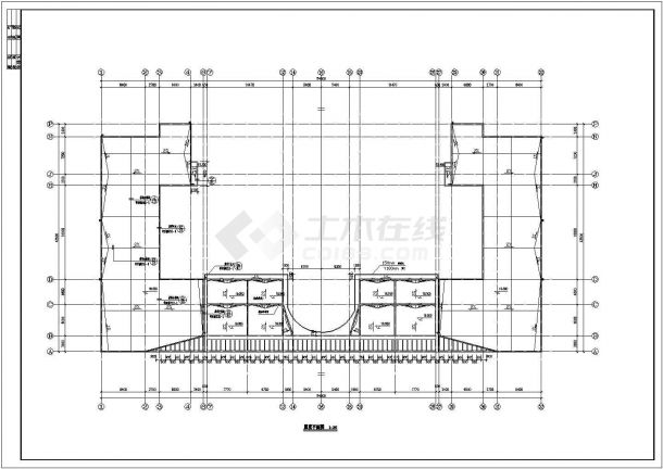 学校全套建筑施工CAD图纸-图一