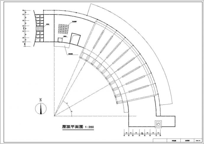 宁乡某悬挑结构汽车站建筑设计cad图纸(有效果图)_图1