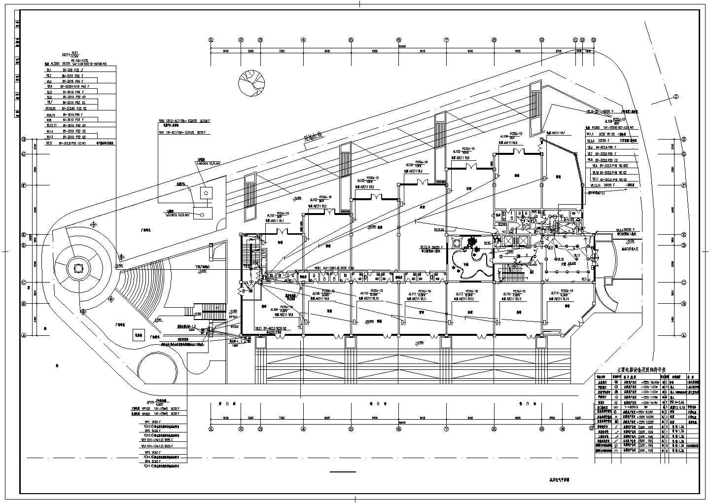 某办公楼电气设计图CAD