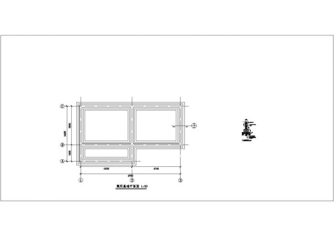 某公共厕所施工图-CAD图纸设计_图1