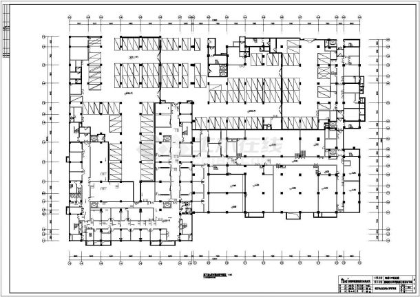 某大型商场地下停车库防排烟+空调系统设计CAD图纸-图二