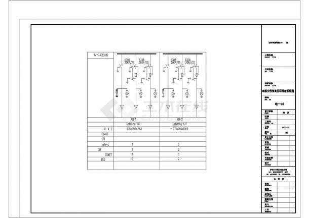 配电室锅炉房电气图CAD图纸设计-图一