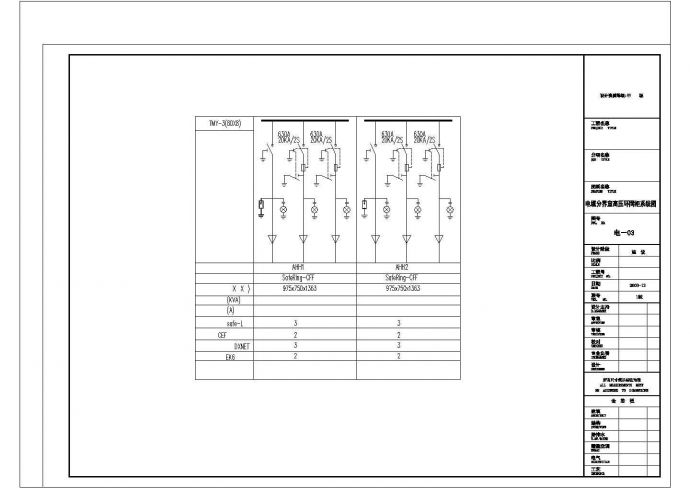 配电室锅炉房电气图CAD图纸设计_图1