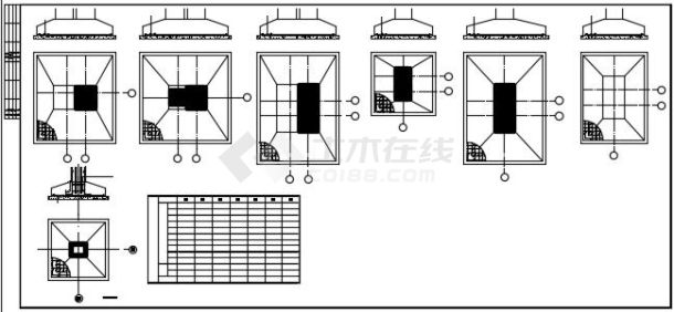 双T板屋面混凝土厂房结构图纸-图二