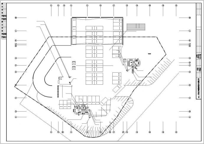 济南市某商业街1.8万平米18层商务大酒店全套暖通系统设计CAD图纸_图1