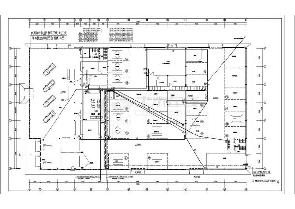 东风本田展厅电气图CAD图纸-图一