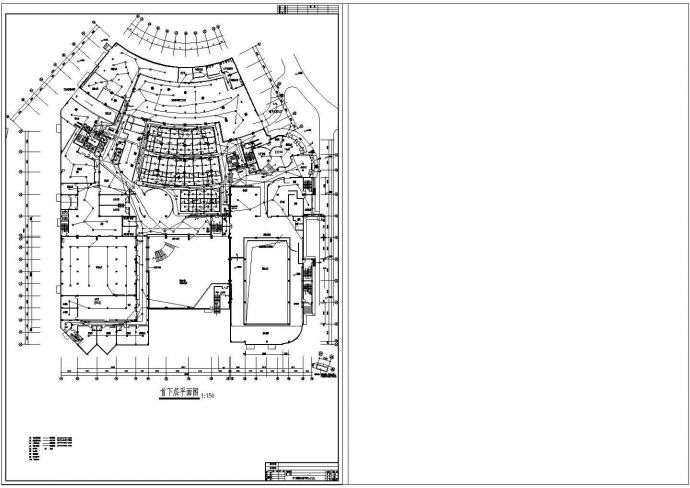 广州某国际大酒店（消防报警）图CAD图纸_图1