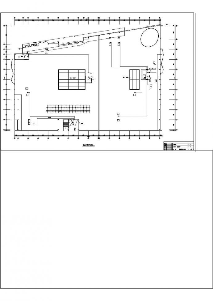 建材商场电气图设计图CAD图纸_图1