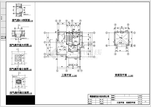 某地区碧桂园别墅设计施工cad图（含设计说明）-图一