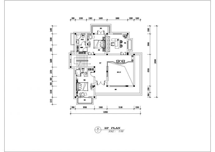 某泰州市别墅建筑装修设计图纸_图1