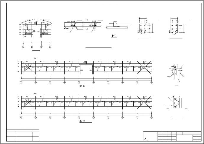 某钢框架结构建筑设计方案CAD图纸_图1
