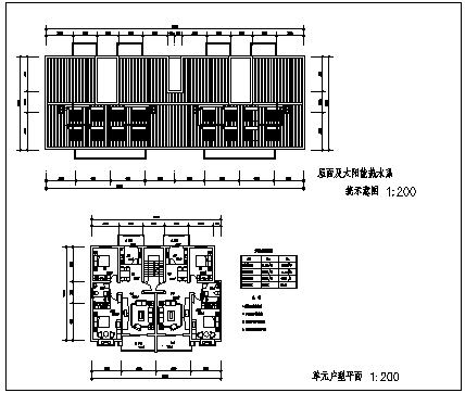 公寓设计_某四层安居型农村公寓建筑施工cad图纸