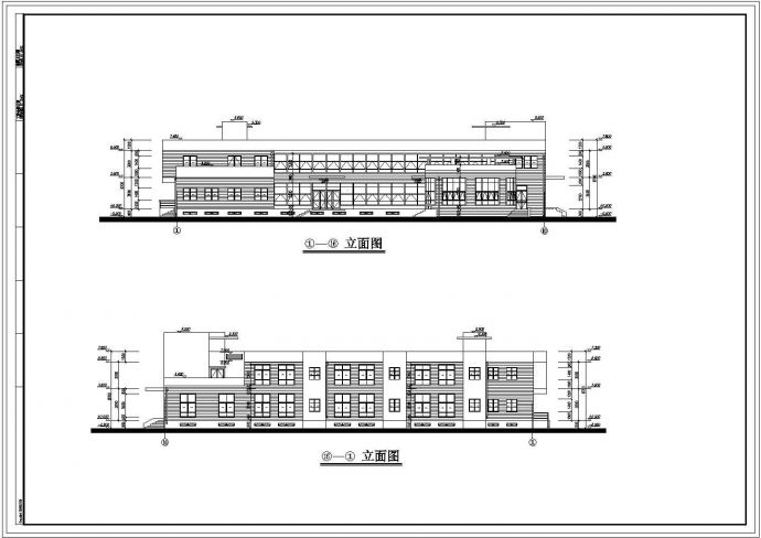 大型高级幼儿园建筑施工CAD参考图_图1