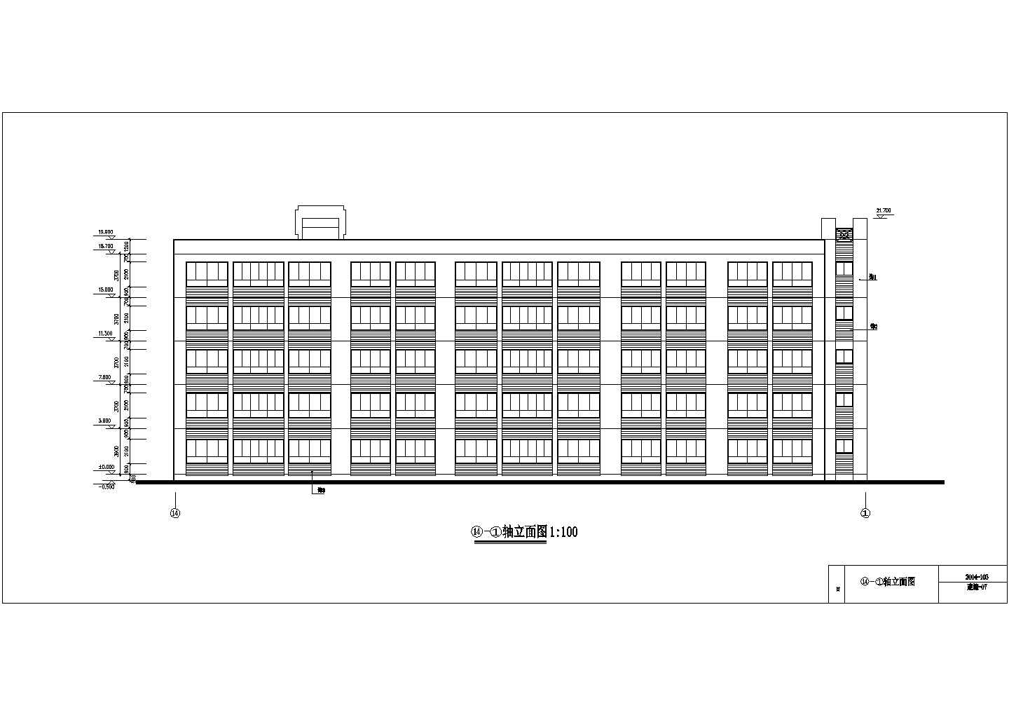 某大型中学教学实验楼施工图