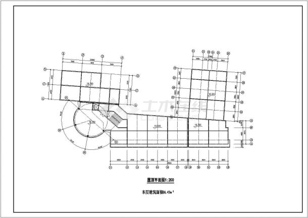 益阳酒店方案建筑全套施工cad图-图一