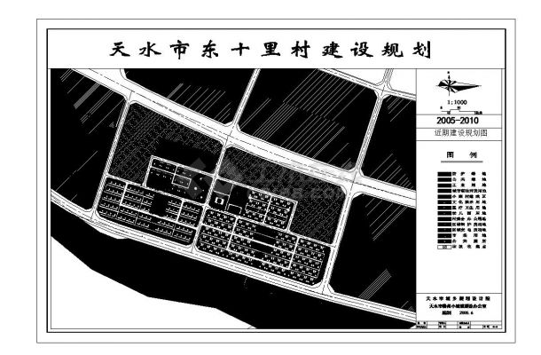 某乡村cad规划设计详图-图一