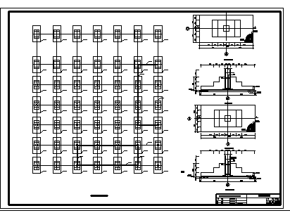 某五层框架结构商场建筑结构施工图-图一