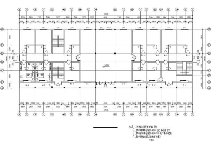 杭州市某度假村1100平米2层仿古休闲宾馆建筑设计CAD图纸_图1