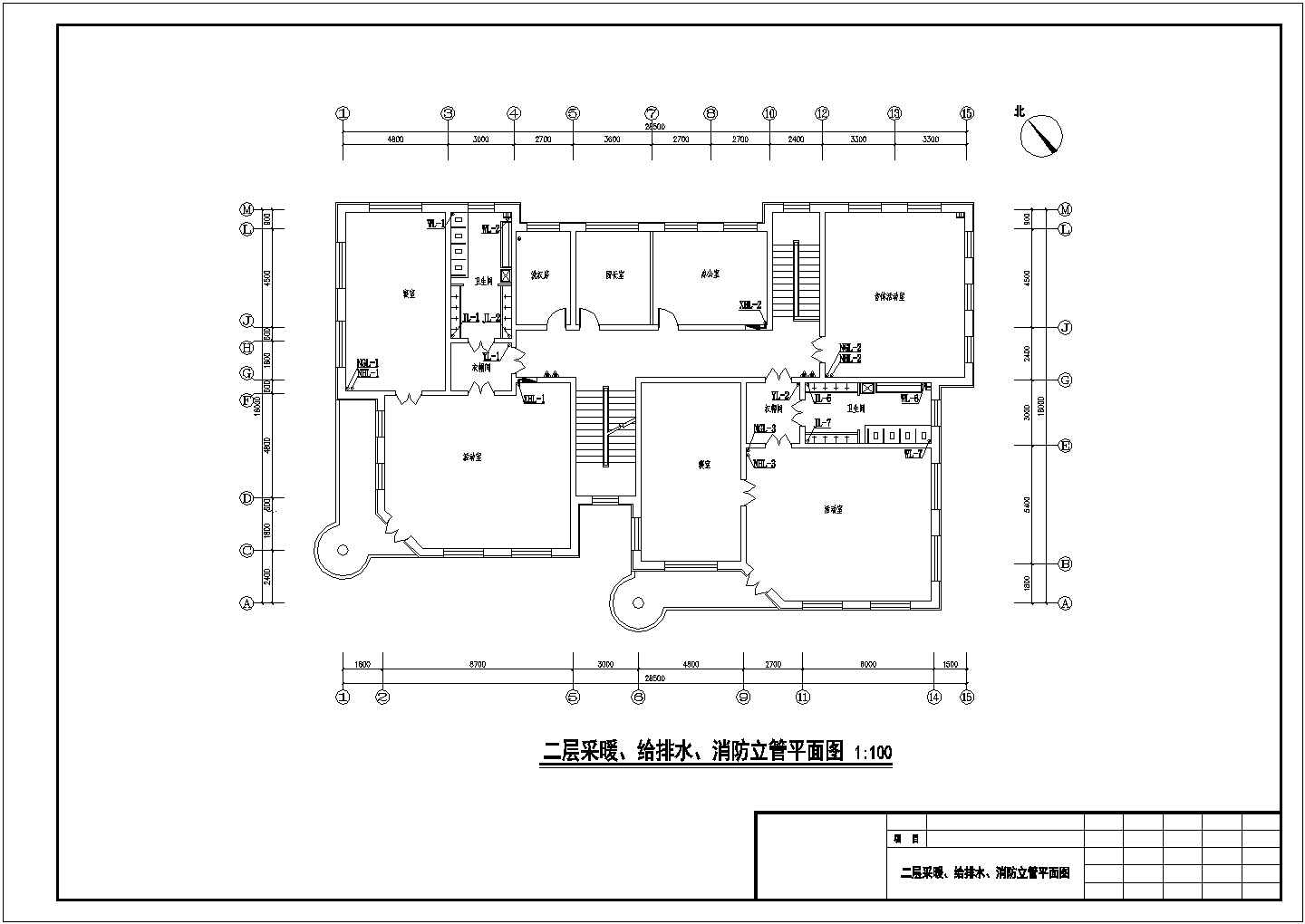 新疆多层幼儿园建筑CAD图