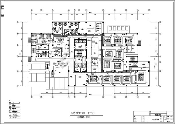 某医院病房楼电气照明建筑布置参考详图-图二