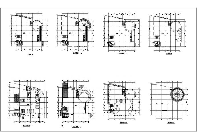 某岳堤小型超市CAD建筑设计施工初步方案_图1